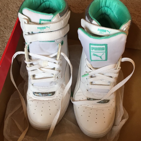 Puma high top wedge sneakers - Picture 3 of 8